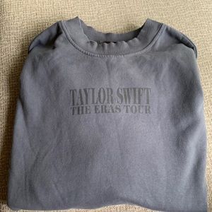 Taylor Swift The Eras Tour Blue Crewneck Sweatshirt